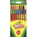 Выкручивающиеся карандаши мини разными эффектами Крайола 24 шт Crayola Twistables