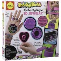 Набор для создание объемных украшений Shrinky Dinks Bake and Shape 3D Jewelry