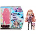 Кукла LOL Surprise OMG ЛОЛ ОМГ Winter Chill  Icy Gurl Big Wig с младшей сестрой