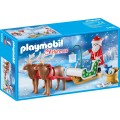 Плеймобил Playmobil 9496 Санта в повозке с оленямии Christmas Santa's Sleigh