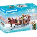 Плеймобил Playmobil 70397 Спирит Зимняя поездка на санях  Spirit Riding Free Winter Sleigh Ride