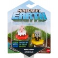 Набор Фигурок мини Майнкрафт Minecraft   Mattel Minecraft Earth Boost mini  Pig Evoker 