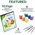 Набор Крайола для рисования Crayola альбом для акварели, кисточки, краски
