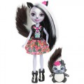 Энчантималс Девочки животные Enchantimals Doll and Animal Pack - Sage Skunk and Caper Skunk 