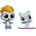 Набор из 2 фигурок  Литл пет шоп Littlest Pet Shop Pet Pawsabilities Eliza Blue & Rad Slopington