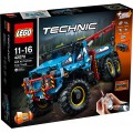 Конструктор LEGO TECHNIC Аварийный внедорожник 6х6 1862 детали 42070 