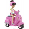 Кукла Barbie On the GO с мопедом