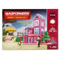 Магнитный конструктор розоый дом Sweet House Set, Magformers 64 детали