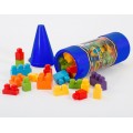 Конструктор детский Crayola Blocks Crayon Tube, крупные детали 40шт синий