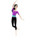 Барби Йога Азиатка Неко Barbie Made to Move Doll, Purple Top