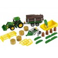 Конструктор Трактор строительный john deere klein 3907