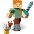 Lego Minecraft Алекс с цыплёнком 21149