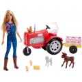 Кукла Барби фермер и трактор Barbie Doll and Tractor