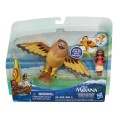 Фигурка Моана с птицей Moana of Oceania Adventures with Maui The Demigod 