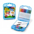Набор Crayola 65 предметов Colored Pencil Kits with Super Tips Travel Art Set 