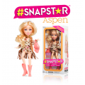 Кукла Snapstar Aspen оригинал Yulu шарнирная Аспен с подставкой Снапстар