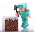 Алекс в алмазной броне Minecraft Alex with Diamond Armor Figure Pack
