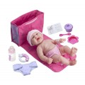 Пупс с сумкой для подгузников и аксессуарами DIAPER BAG GIFT SET