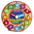 Деревянный сортер часы формы 8593 Shape Sorting Clock Wooden