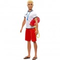Кукла Кен спасатель на пляже Barbie Careers Ken Lifeguard
