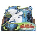 Дракон Дневная фурия и виккинг Иккинг в броне Dragons Lightfury Hiccup