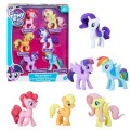 Май литтл пони набор 6 штук My Little Pony Meet The Mane Ponies 