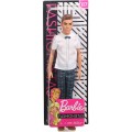 Кен Модник в белой рубашке с бабочкой Barbie Fashionistas Ken 117
