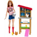 Кукла Барби куриная ферма Barbie Chicken Farmer