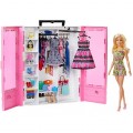 Барби модный шкаф гардероб с одеждой обувью и куклой  Barbie Fashionistas Ultimate Closet 