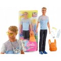 Кукла Barbie Барби Кен Ken Путешествия Турист FWV15 
