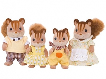 Calico Critters Sylvanian Families Hazelnut Chipmunk Семья белок