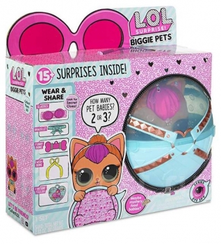 Большой питомец оригинал L. O. L. Surprise Biggie Pet Neon Kitty