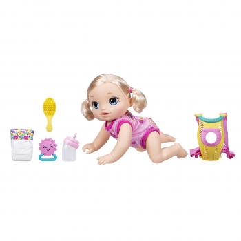 Интерактивная кукла  Ползающий пупс  Baby AliveBaby Go Bye Bye Blonde 