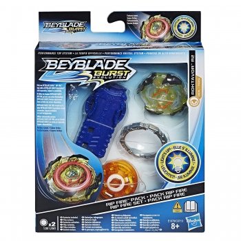 Светящийся Бейблейд Beyblade Burst Evolution Rip Fire Roktavor R2  Роктавор