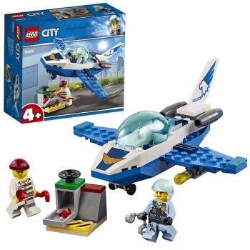 Lego City Воздушная полиция патрульный самолёт 60206