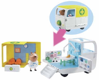 Игровой набор Peppa - Медицинский центр на колесах 