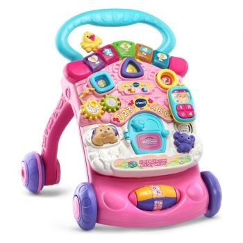 VTech Ходунки-толкатели розовые Stroll Discover Activity Walker pink