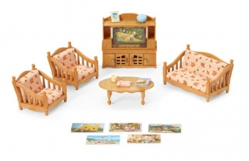 Сильваниан Фемелис гостиная комната Sylvanian Families Calico Living Room 