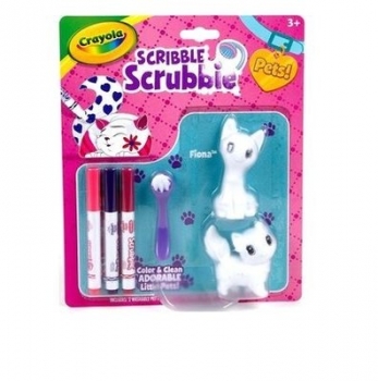 Crayola раскрашиваемые кошки Scribble Scrubbie Pets Cats