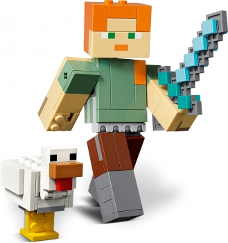 Lego Minecraft Алекс с цыплёнком 21149