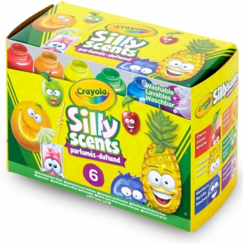 Ароматные краски Крайола Crayola Silly Scents 6 цветов