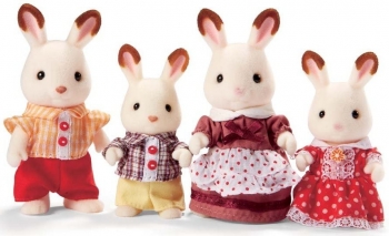 Набор Сильвания Фэмели семья Шоколадных Кроликов Calico Critters 