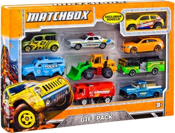 Машинки базові колекційні Матчбокс Matchbox Cars 9шт Die-Cast 1:64 