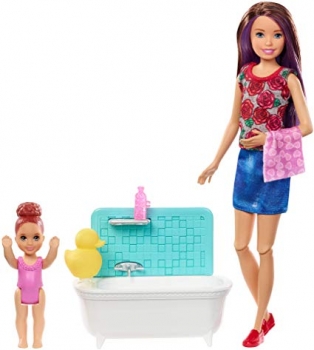  Кукла Barbie Скиппер няня время купания Skipper Babysitters Small Toddler