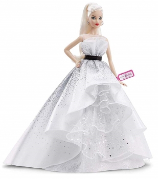 Кукла Barbie Signature 60th Anniversary Барби Блондинка юбилейная 60 годовщина 2019