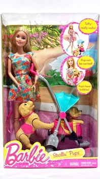 Игровой набор Барби с собаками на прогулке Barbie Strollin Pups Playset