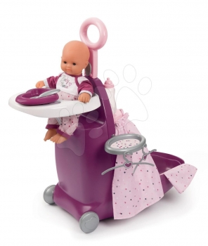 Набор Smoby Baby Nurse Прованс раскладной чемодан 3 в 1 220346