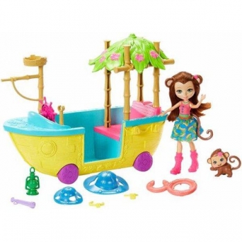 Набор Enchantimals Лодка в джунглях GFN58 корабль из Джунглолеса