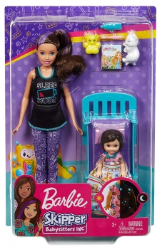 Кукла Барби Скиппер няня Спокойной ночи Barbie Skipper Babysitters Bedtime 