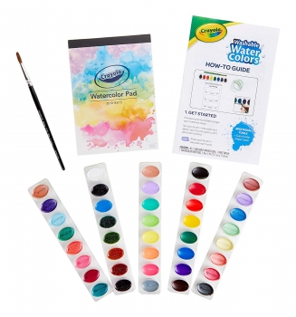 Акварельный набор Крайола Crayola Deluxe Watercolor Kit